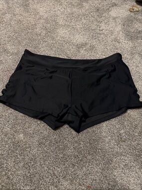 Free Country Black Athletic Swim Shorts